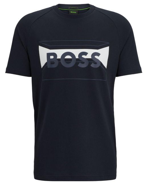 メンズ Boss グラフィック Tシャツ Black