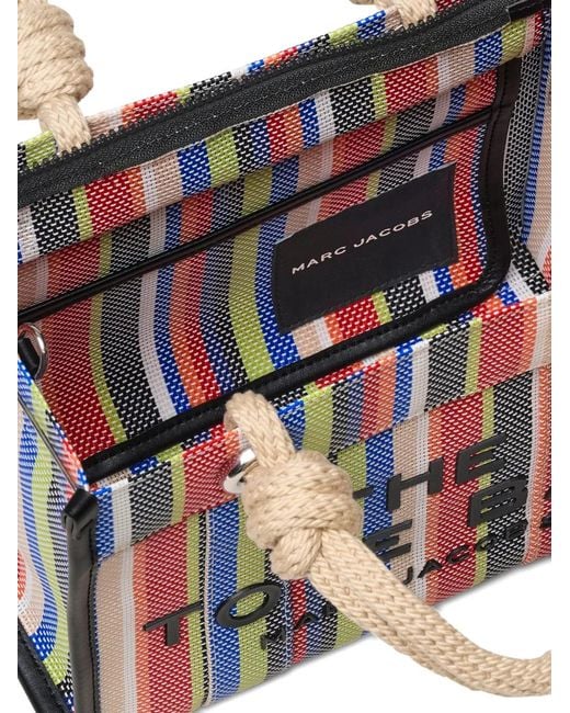 Marc Jacobs Blue Stripe Mesh Rope Small Tote Bag
