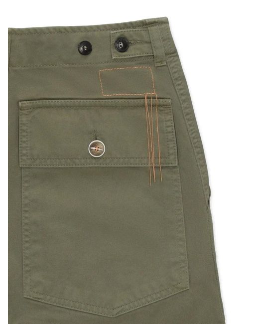 Fortela Green Jerry Button-Fastening Trousers