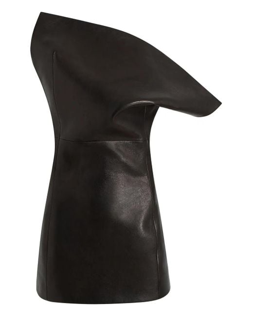 Khaite Black Corinne Strapless Top