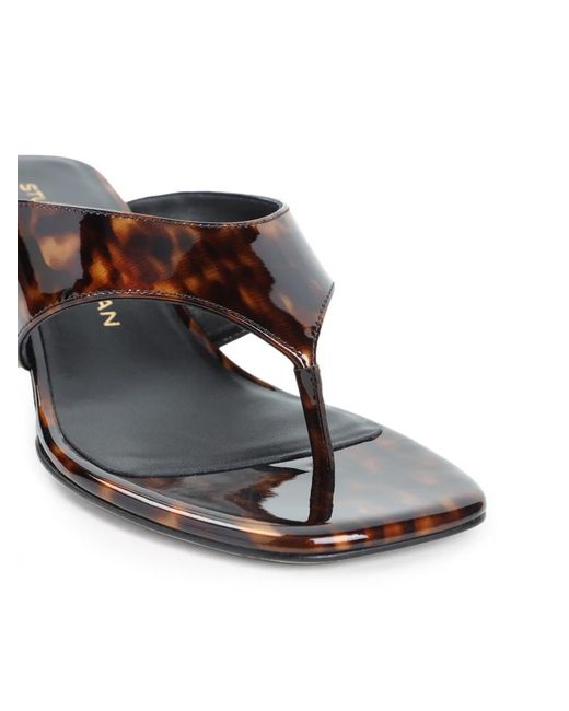 Stuart Weitzman Brown Wedge Sandals