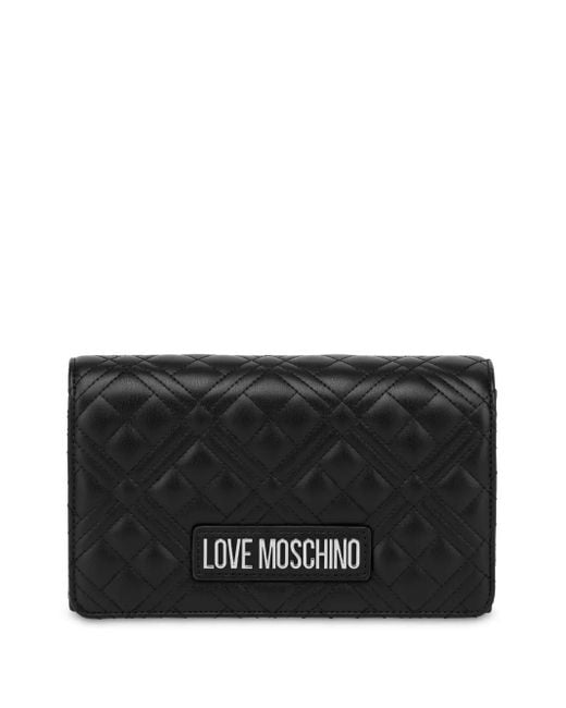 Love Moschino Crossbodytas Met Logo in het Black