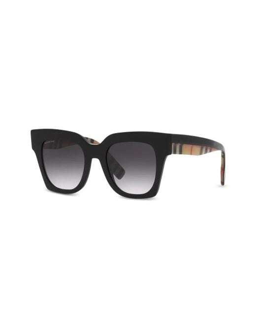Burberry Black Kitty Square-Frame Sunglasses