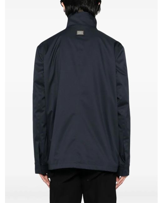 Dolce & Gabbana Blue Technical-Fabric Padded Jacket for men