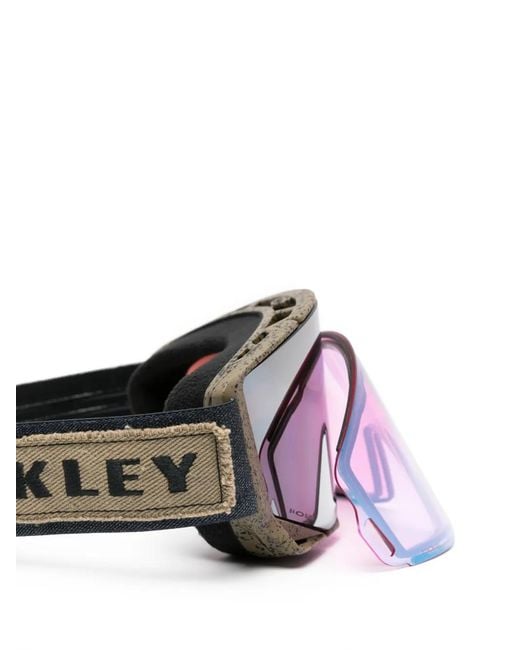 Oakley Gray Medium Flow Scape Ski Goggles