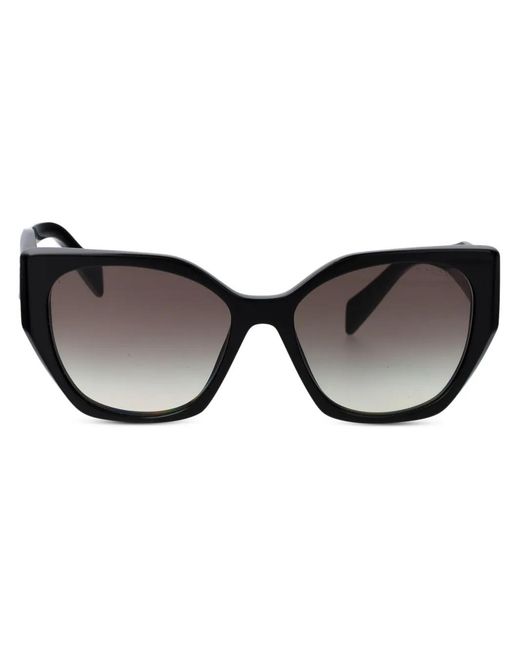 Prada Brown Sonnenbrille Mit Eckigem Gestell