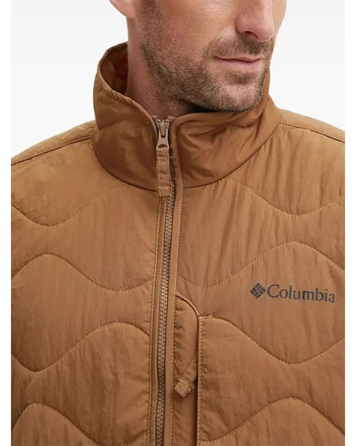 Plumífero con botones Columbia de hombre de color Black