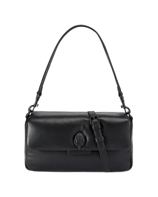 Kurt Geiger Black Leather Oxford Bag