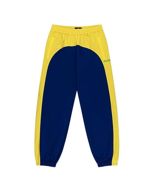 Purple Brand Blue Brazil All Around Track Pants for men