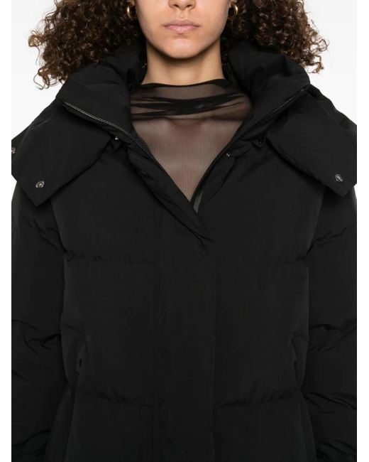 Herno Black Medium 2-Layer Hooded Down Jacket