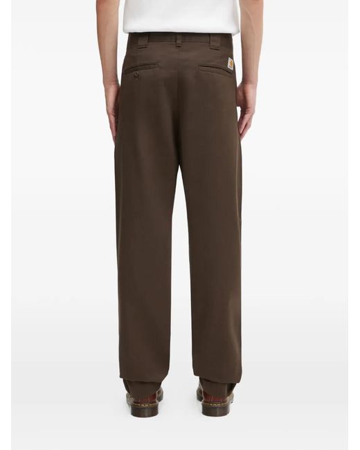 Carhartt Brown Buttoned Trousers for men
