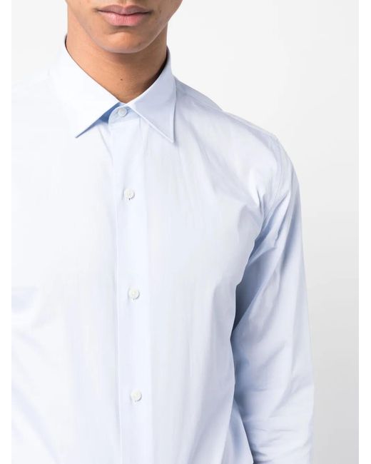 Fursac White Long-Sleeved Shirt for men