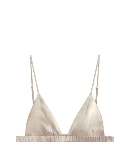 Frankie Shop Natural Triangle Bralette