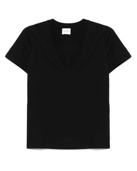 Closed Black Geschlossenes V T -Shirt