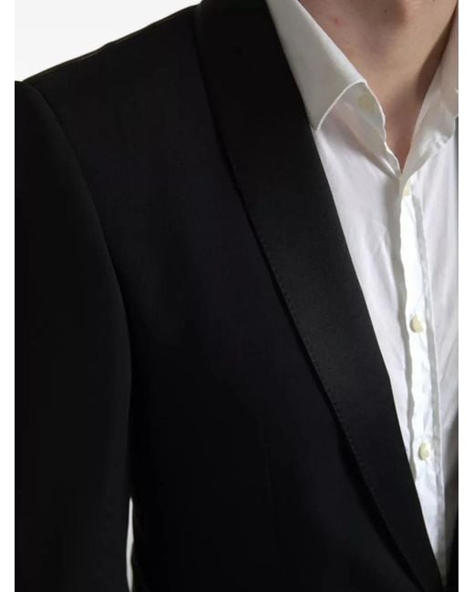 Dolce & Gabbana Blue Martini Single-Breasted Tuxedo Suit for men