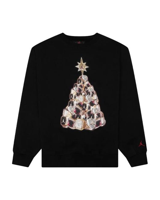 Sudadera Brooklyn de vellón y algodón Nike de hombre de color Black