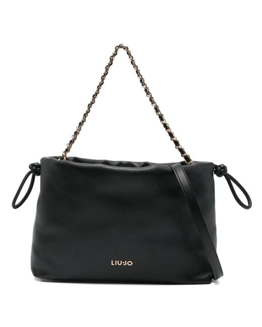 Liu Jo チェーンストラップ ドローストリング バッグ Black