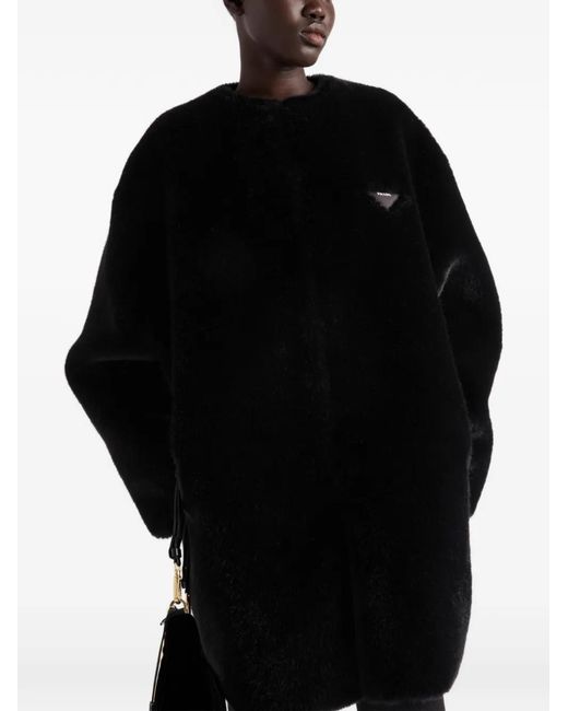Prada Black Aspen Coat