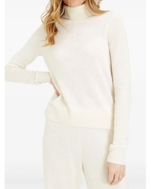Chinti & Parker Natural Roll-Neck Knitted Jumper