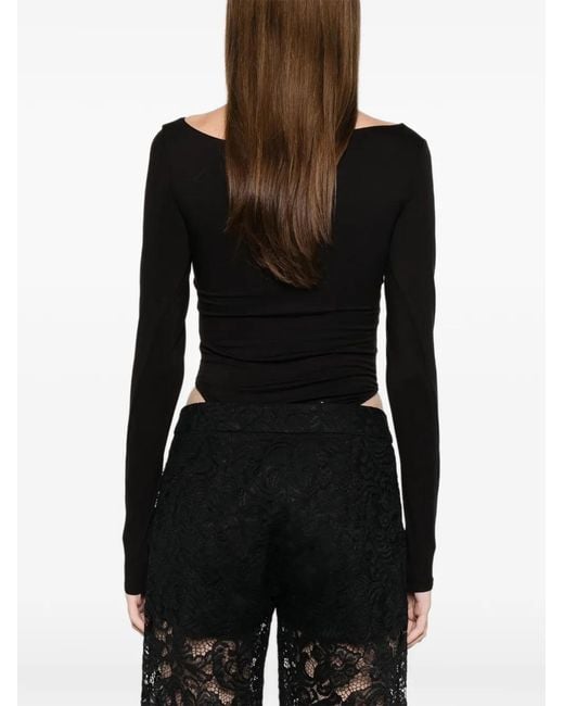 Axel 113 Black Emmy Cut Out Bodysuit