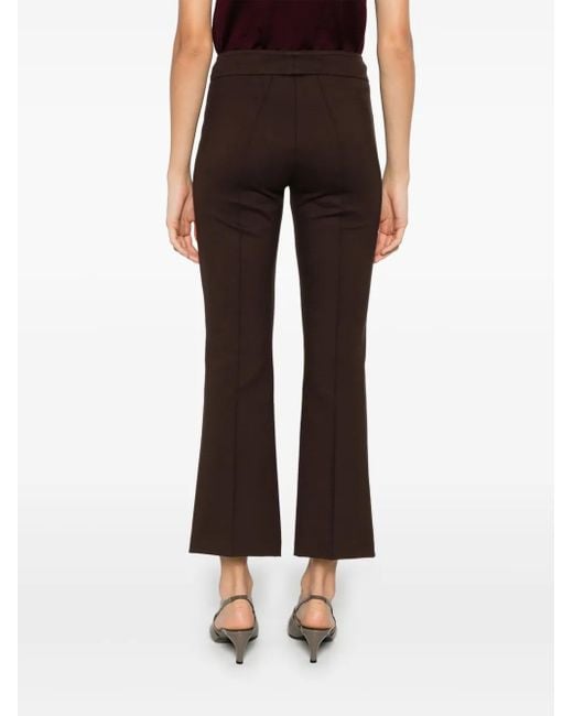 Pantalon À Coupe Évasé Blanca Vita en coloris Brown