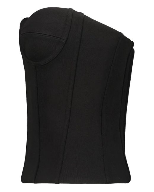 Wardrobe NYC Black Zip-Fastening Corset