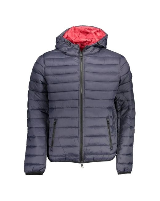 U.S. POLO ASSN. Blue Veste Matelassée Zippée À Design Réversible for men