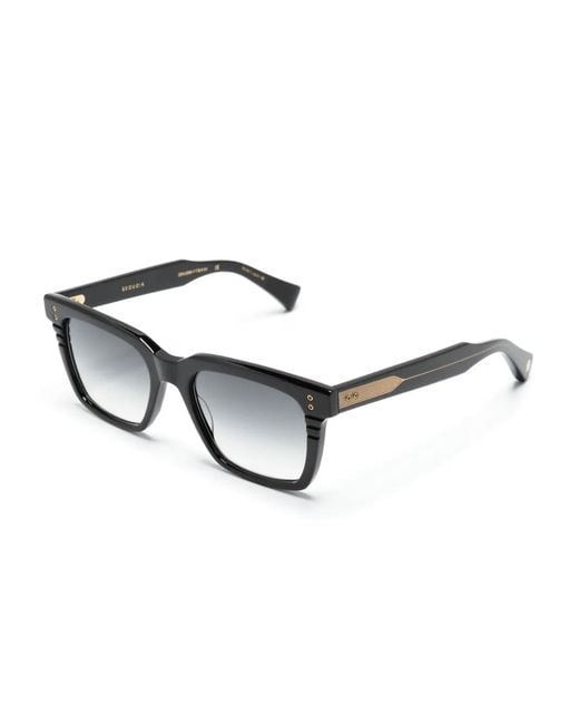 Dita Eyewear Black Sequoia Square-Frame Sunglasses