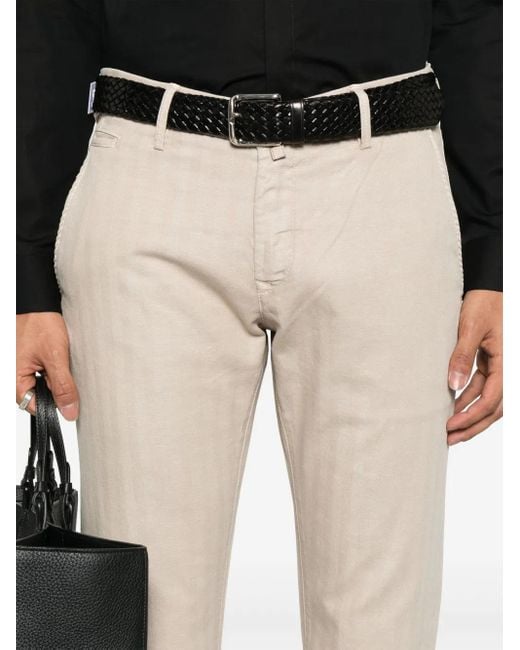 Jacob Cohen Natural Bobby Trousers for men