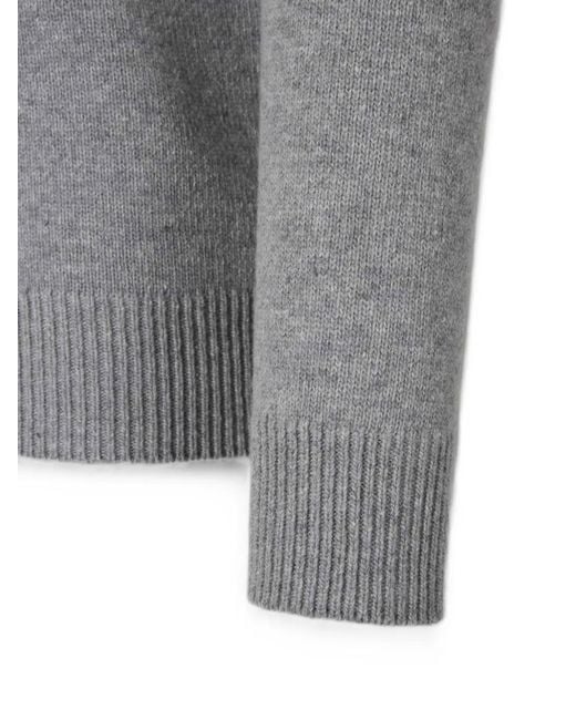 Stone Island Gray 5100072 Lambswool Sweater for men