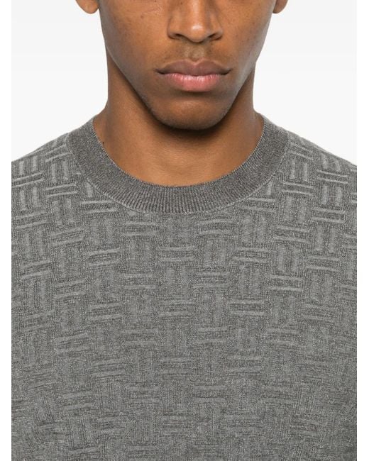 Diktat Gray Crew-Neck Sweater for men