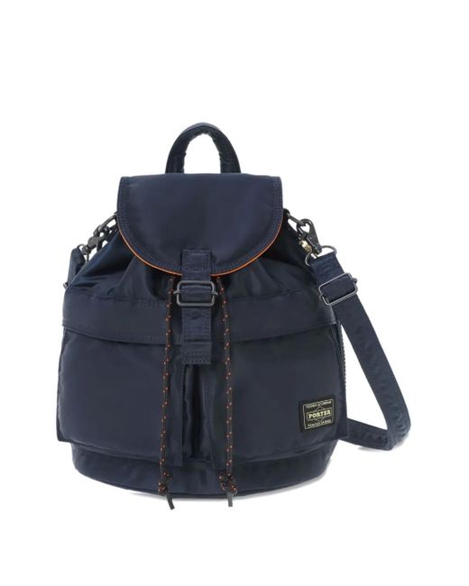 Porter-Yoshida and Co Blue New Tanker Drawstring Backpack