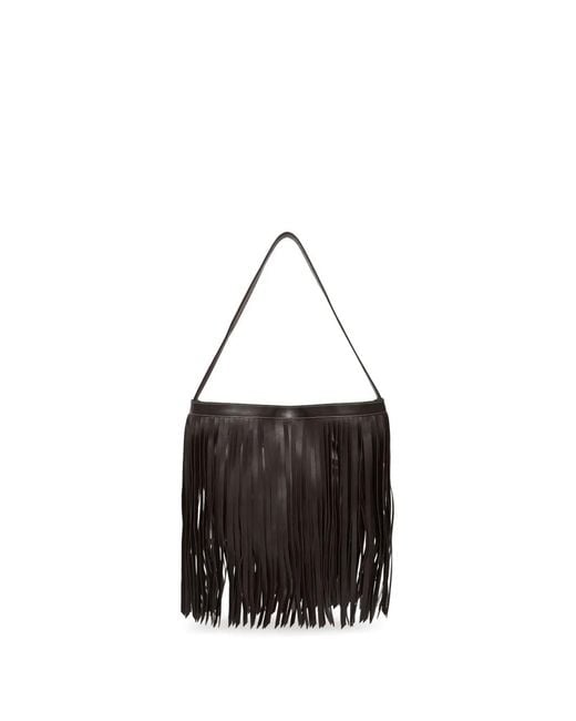 Ann Demeulemeester Black Jeli Fringed Tote Bag