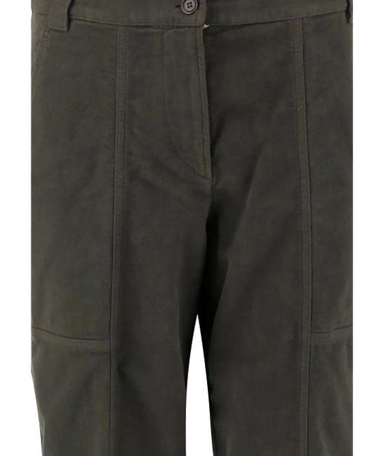 Aspesi Gray Side-Pocket Drawstring Trousers