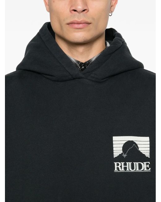 Rhude Black Moonlight Pack Hoodie for men
