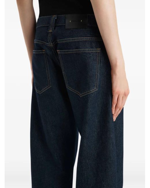 Khaite Blue Karo Straight-Leg Jeans