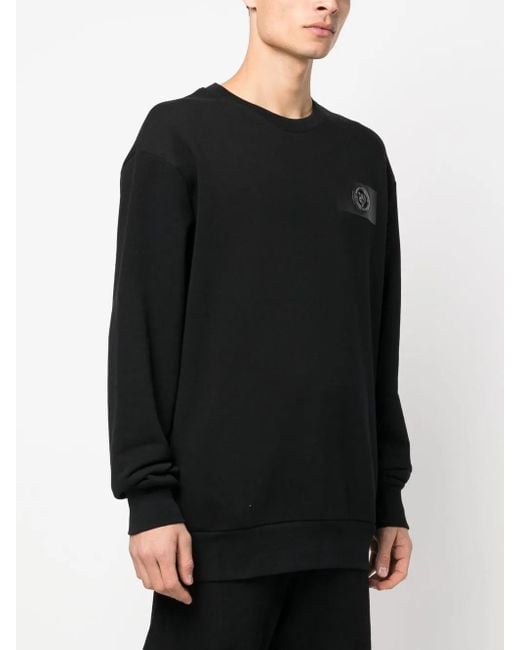 メンズ Philipp Plein ロゴ スウェットシャツ Black