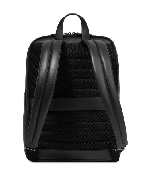 Lancel Black Max De Leather Backpack for men