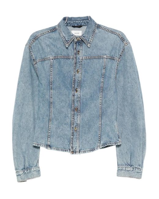 Haikure Blue Button-Up Denim Jacket