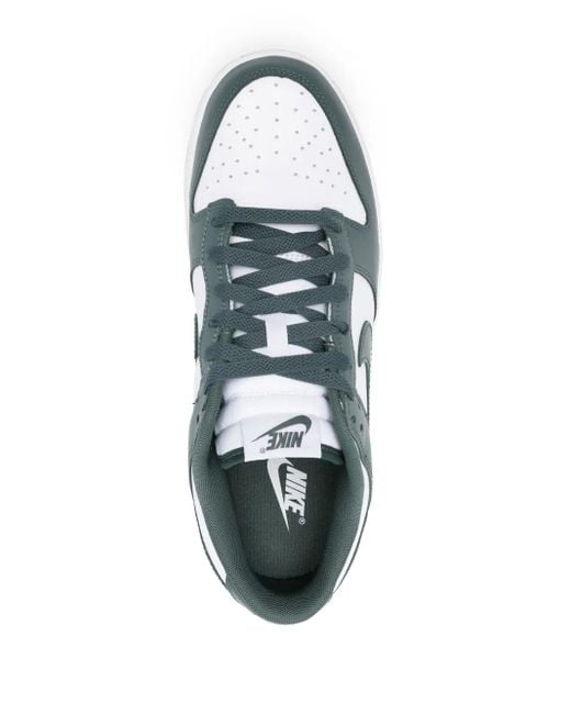 Nike Green Dunk Low Retro Sneakers for men