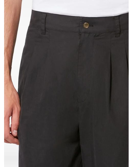 Isabel Marant Black Yostin Pleated Trousers for men
