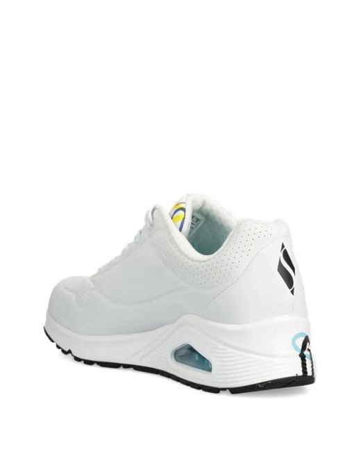 Skechers White X James Goldcrown Uno Lite -Spread The Love Low-Top Sneakers