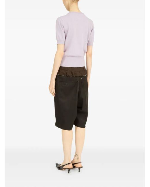 Maison Margiela Pink Virgin Wool Top