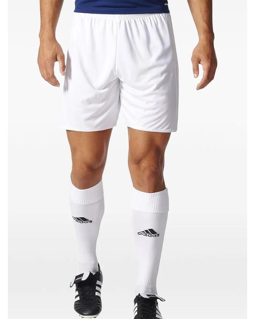 Adidas White Logo Track Pants for men