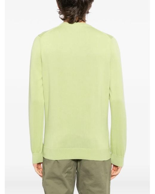 Pull Monochrome Lacoste pour homme en coloris Green