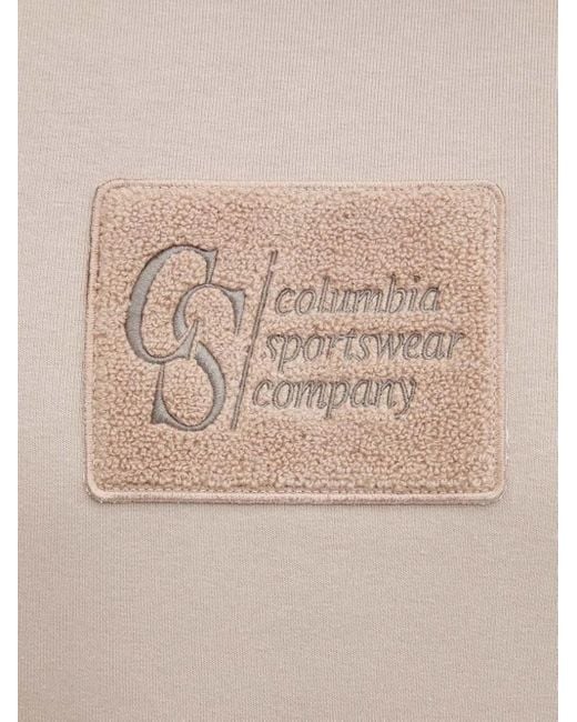 Columbia Natural Logo-Patch Crew-Neck Sweatshirt for men