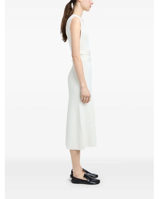 Proenza Schouler White Madeline Midi Dress
