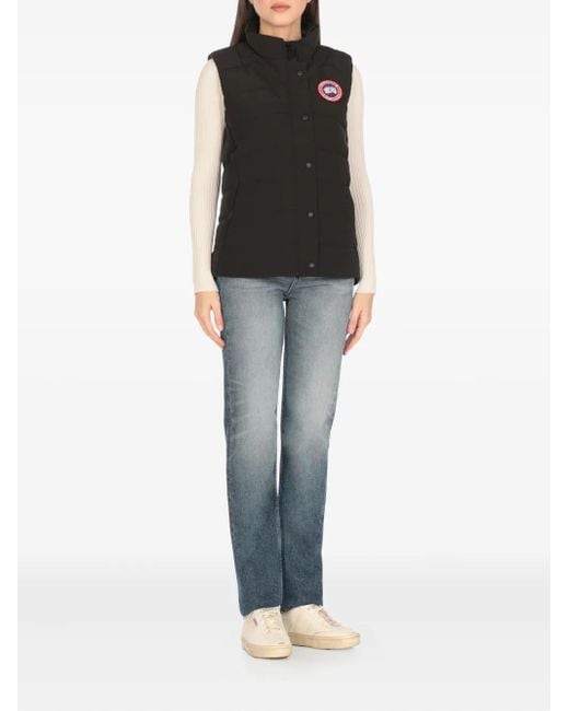 Canada Goose Black Freestyle Quilted Padded Vest