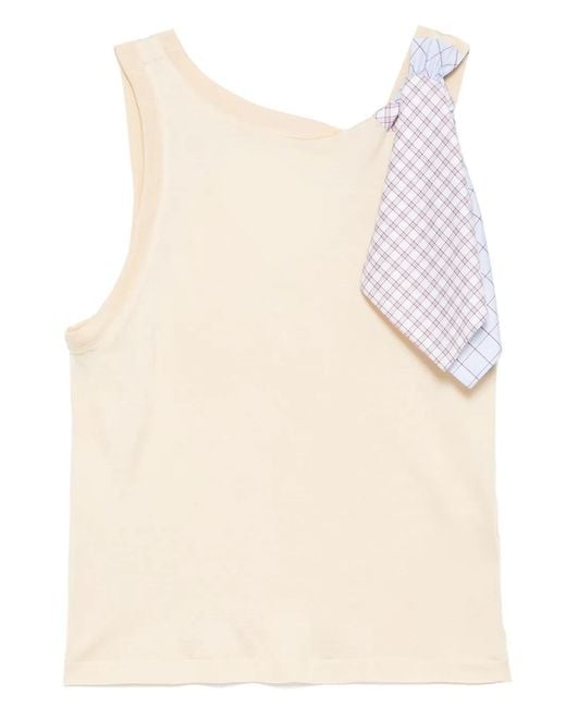 Toga Natural Scarf Tank Top