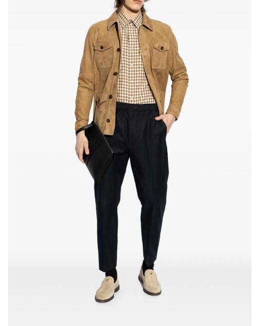 Giuseppe Zanotti Natural Suede Loafers for men